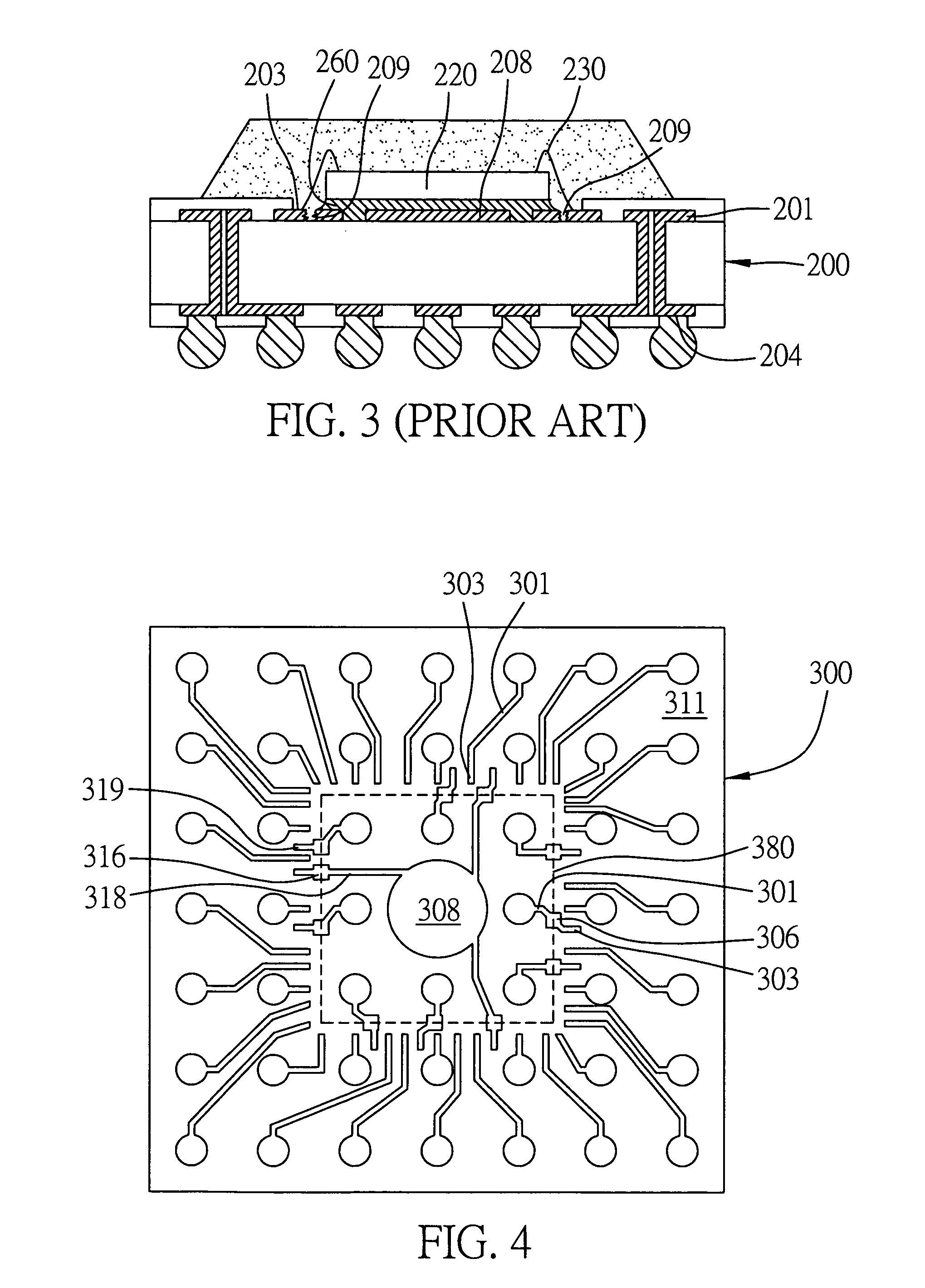 Conductive trace structure and semiconductor package having the conductive trace structure