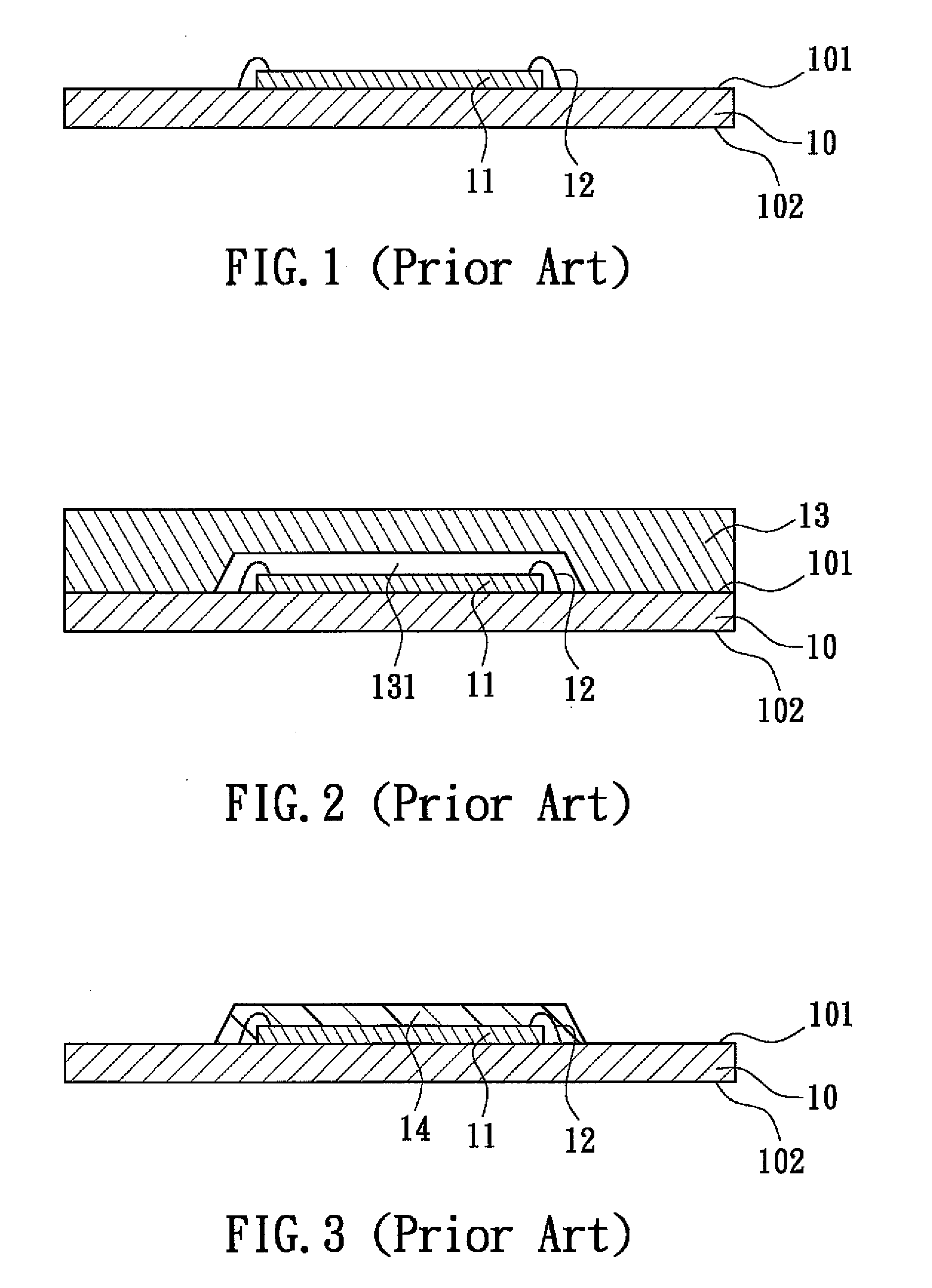 Semiconductor package and the method of making the same
