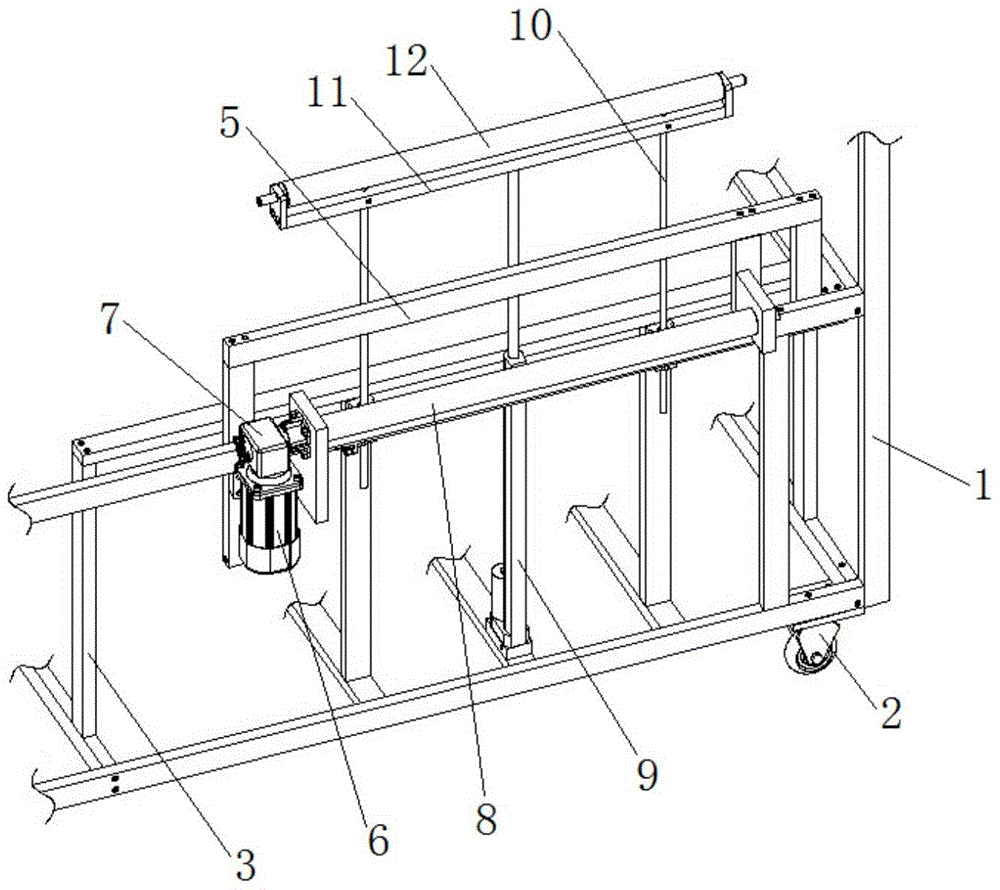 Patient care bed with auxiliary turning function