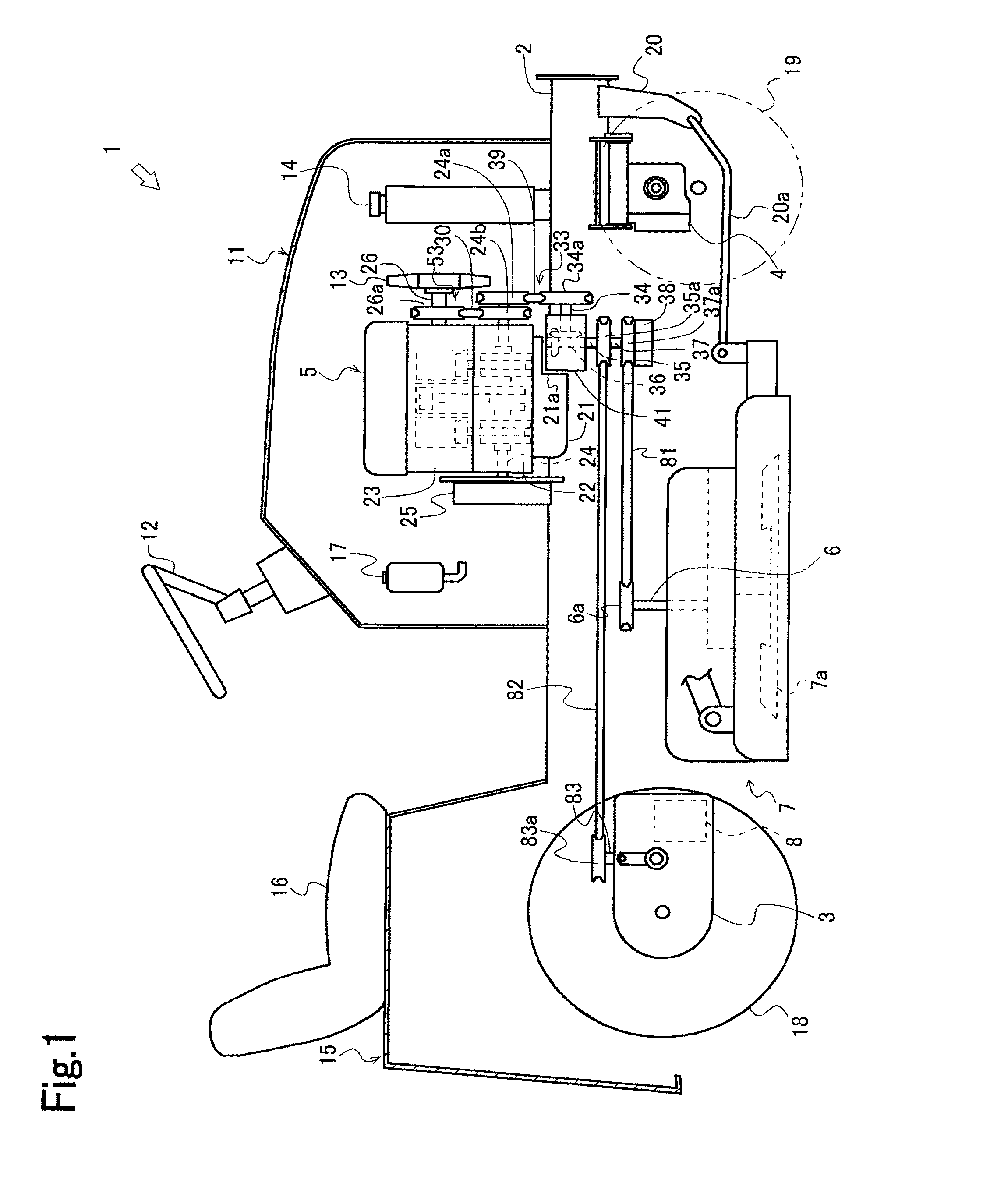 Engine and power transmission device