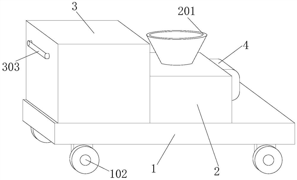 Anti-blocking device for feed port of pet food bulking machine and anti-blocking method thereof