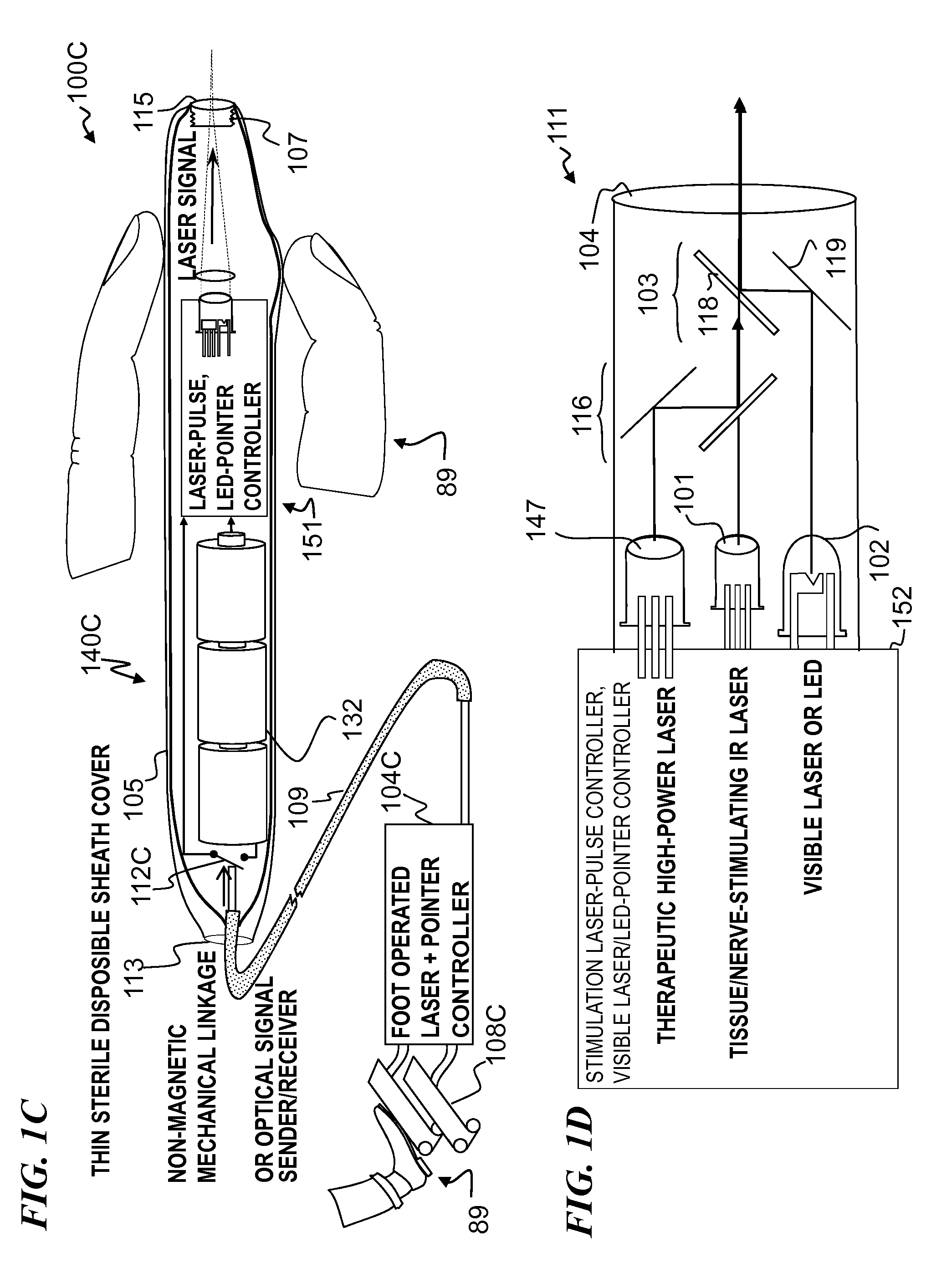 Miniature apparatus and method for optical stimulation of nerves and other animal tissue