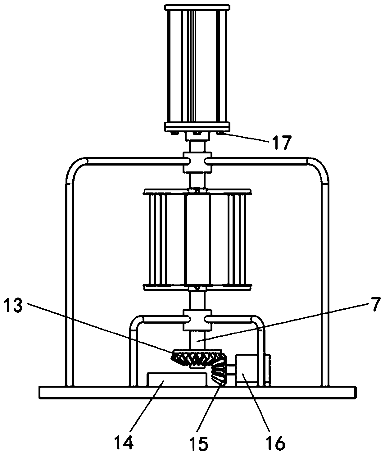 Vertical shaft tidal current energy power generation device