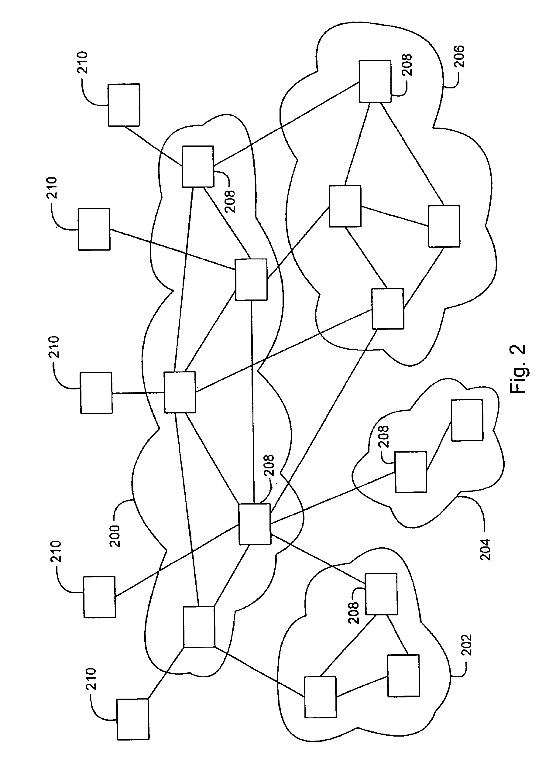 Proximity-based redirection system for robust and scalable service-node location in an internetwork