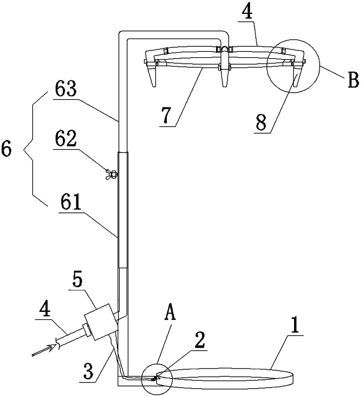 Separating cup water removing device and method