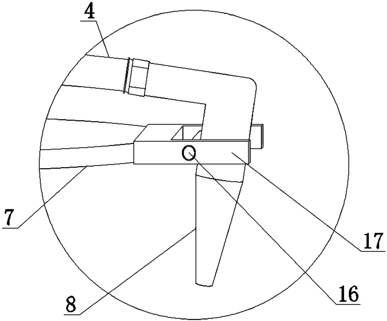 Separating cup water removing device and method