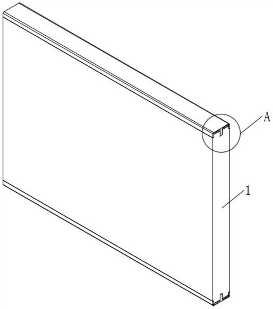 Self-healing edge sealing process suitable for 22-degree handle-free door plate