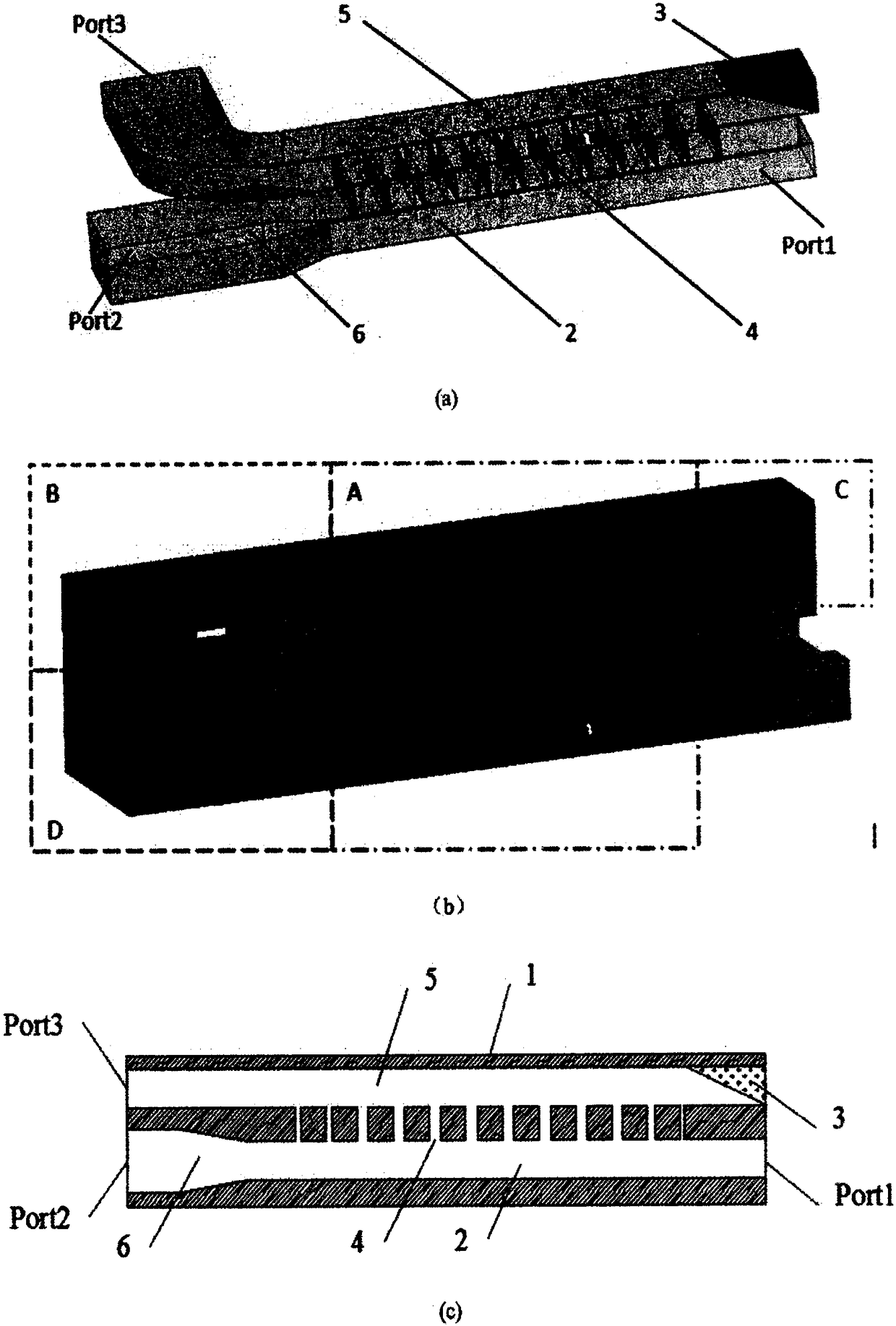 Novel belt-shaped electron beam traveling-wave tube output structure