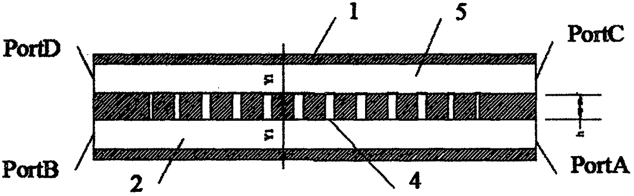 Novel belt-shaped electron beam traveling-wave tube output structure