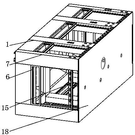 Ventilation hood capable of being opened in four sides