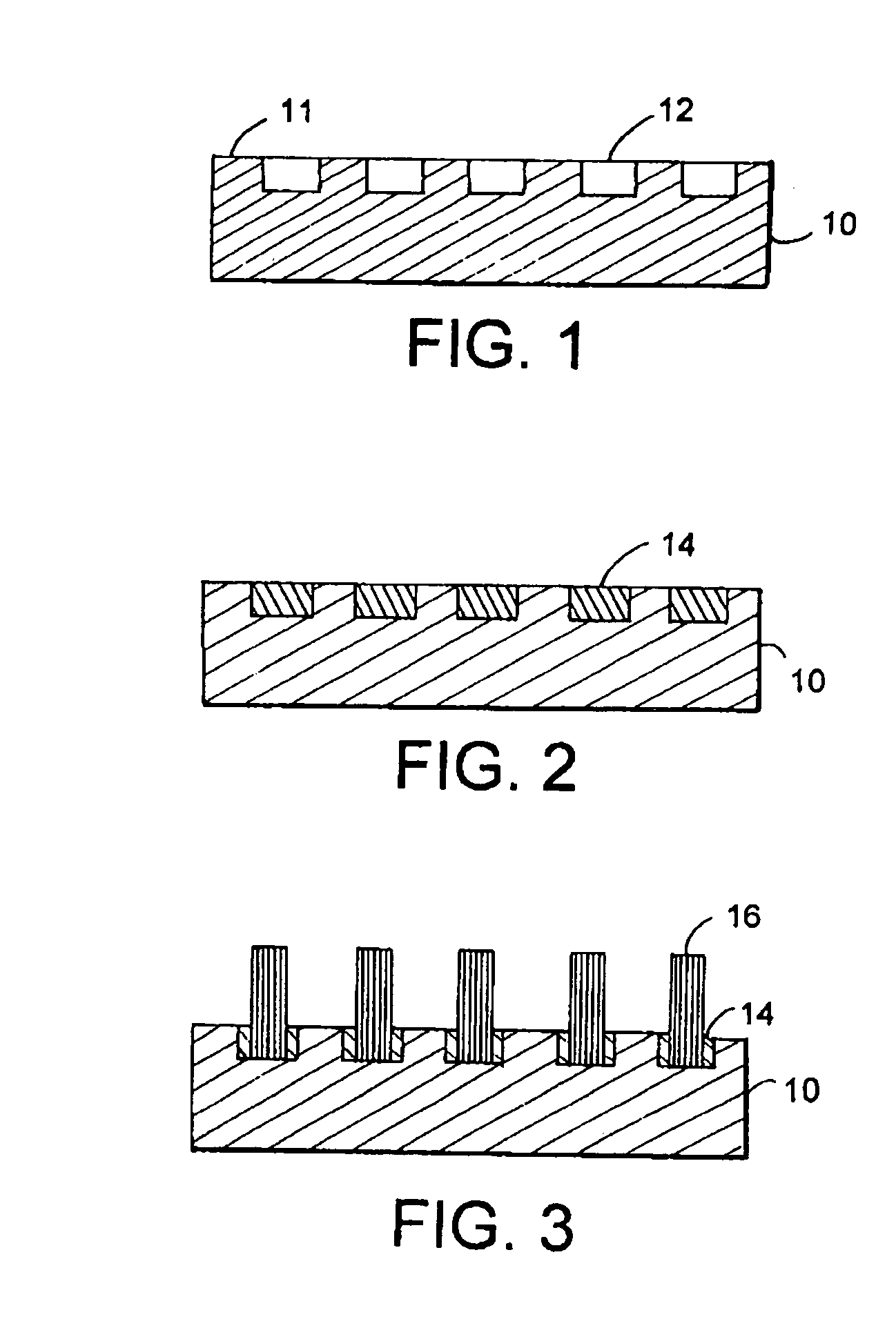 Porous glass substrate for field emission device