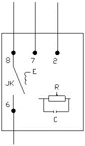 Air compressor electric control circuit for salt bag packing machine