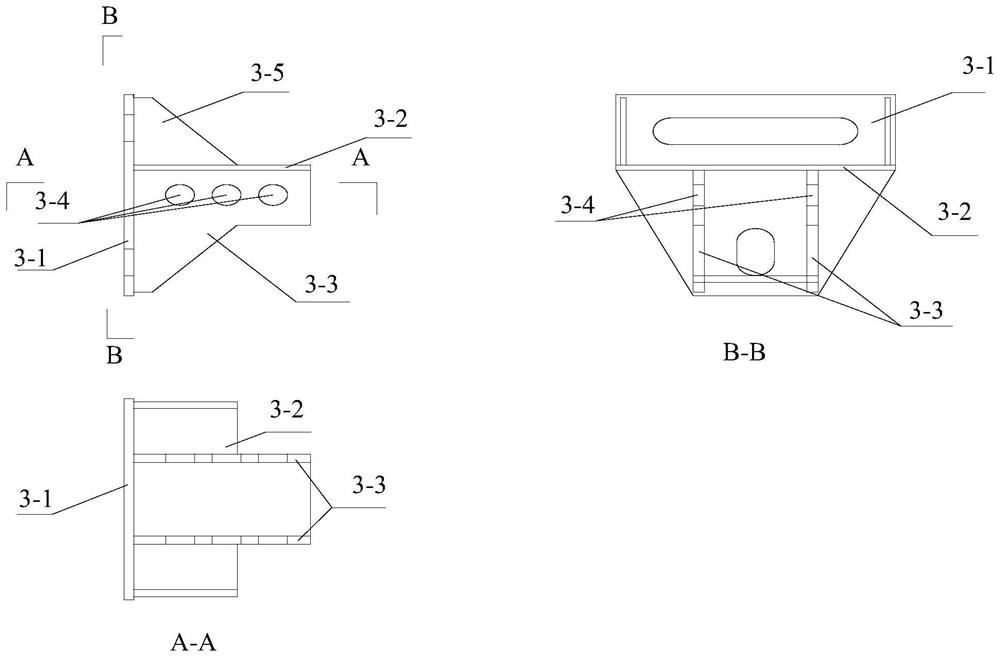 Supporting device of attached lifting scaffold