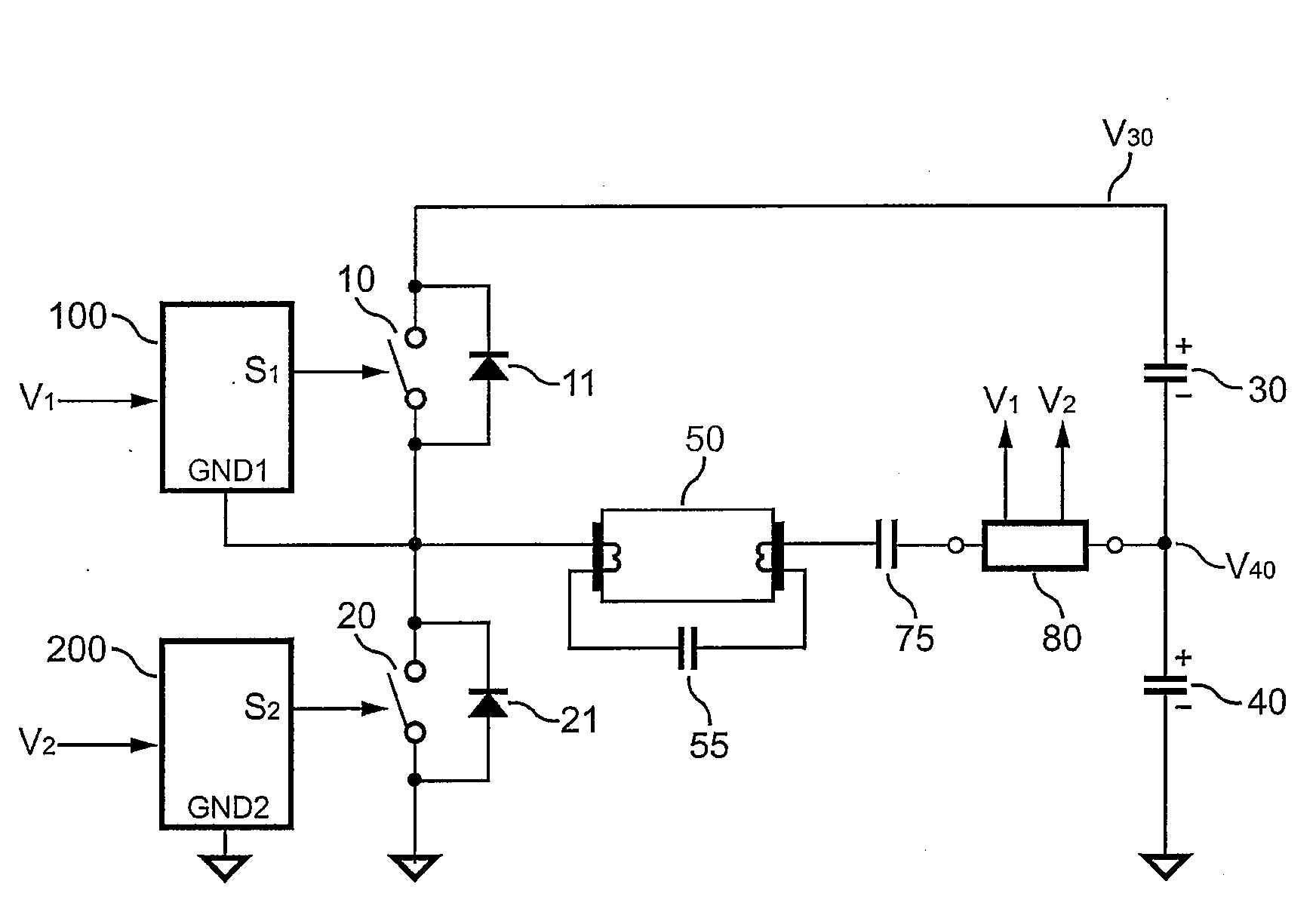 Resonant ballast circuit