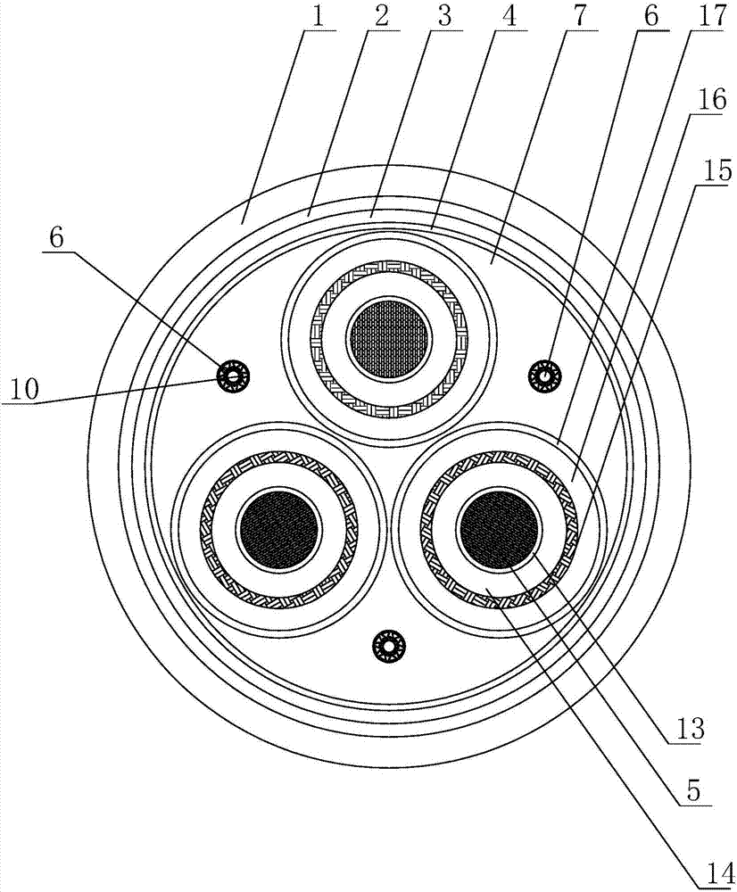 Insulating material for cable insulating layer and underwater composite cable