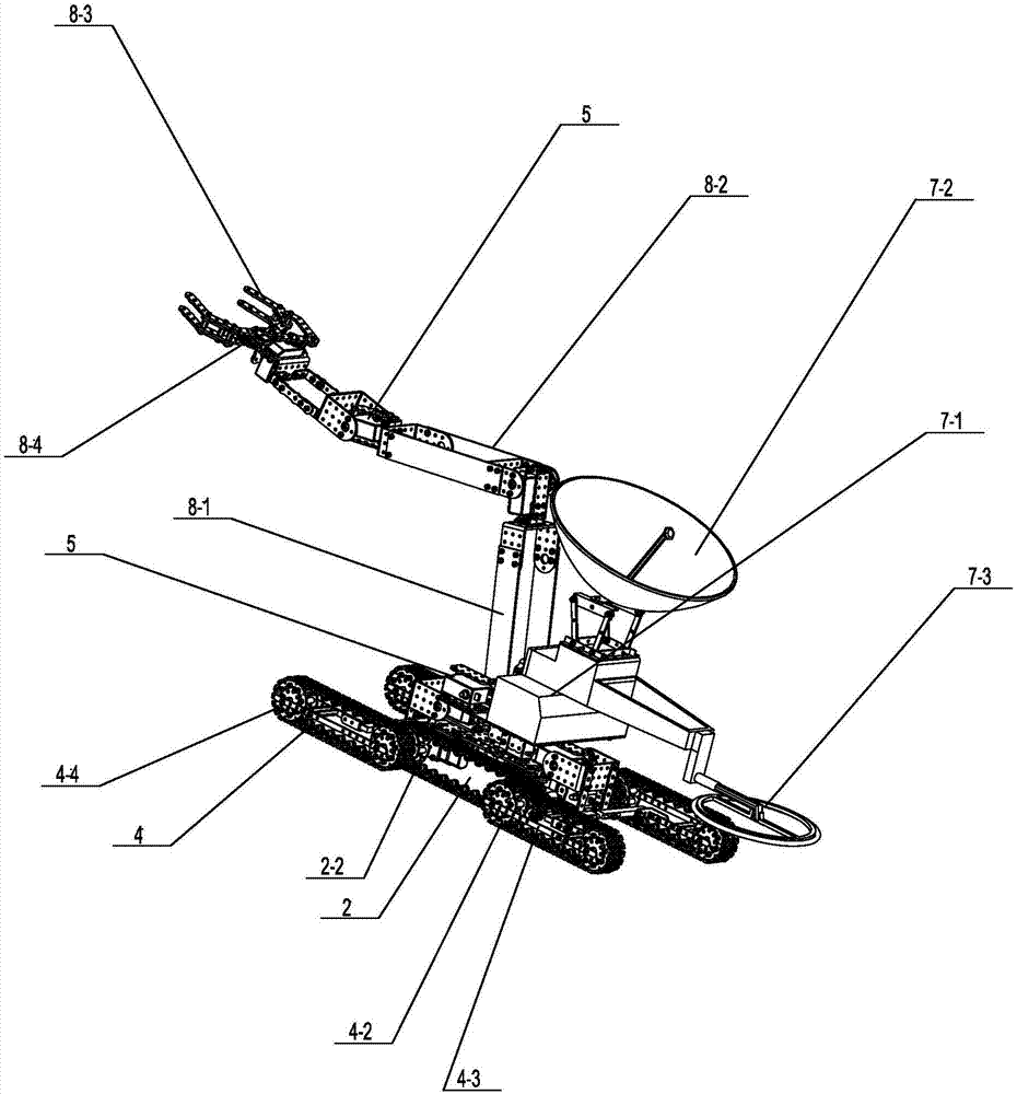 All-terrain mine clearance and removal device