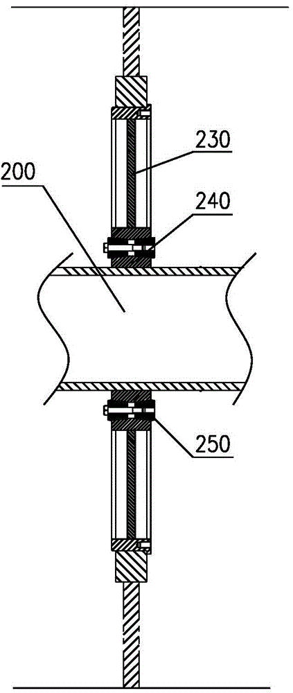 Device and method for machining waterstop structure of arc-shaped door of ship lift and waterstop structure