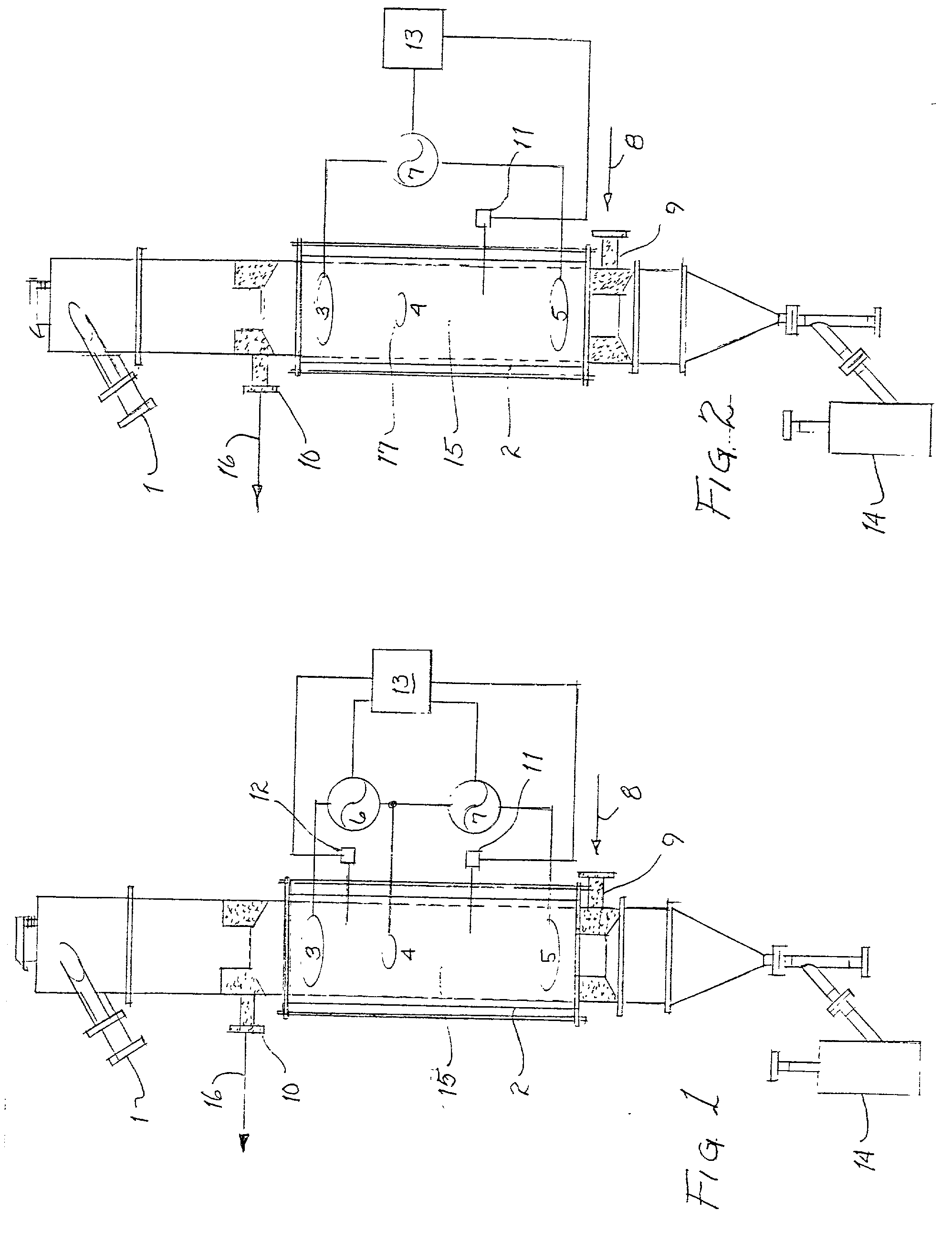 Method and apparatus for controlled heating of adsorbent materials