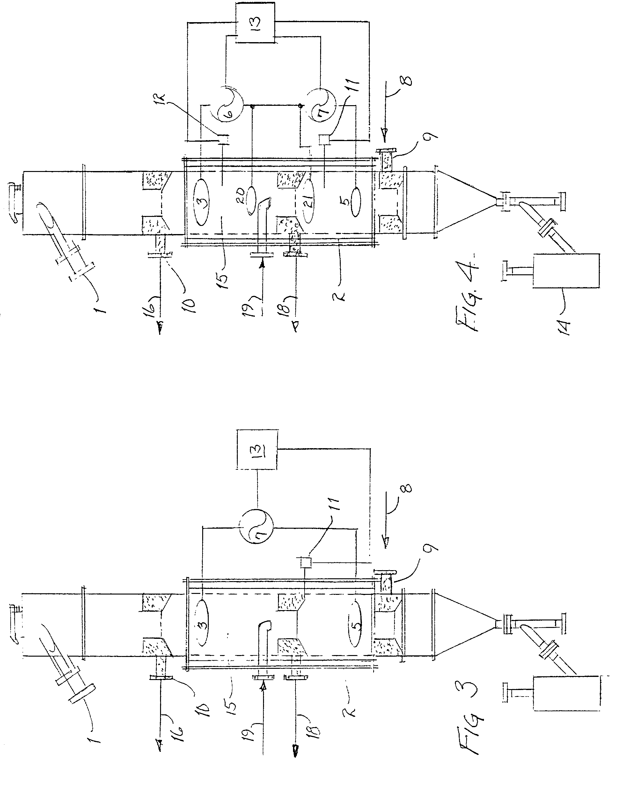 Method and apparatus for controlled heating of adsorbent materials