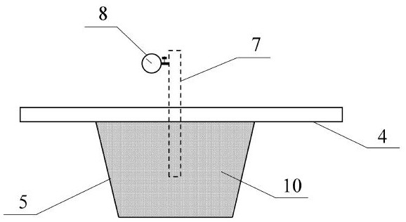 The method and structure of controlling the water pressure of the floor in the construction of the floor of the deep foundation pit