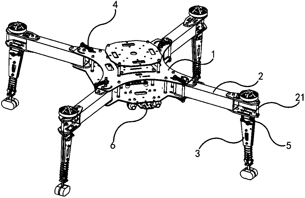 Folding multi-rotor unmanned aerial vehicle frame