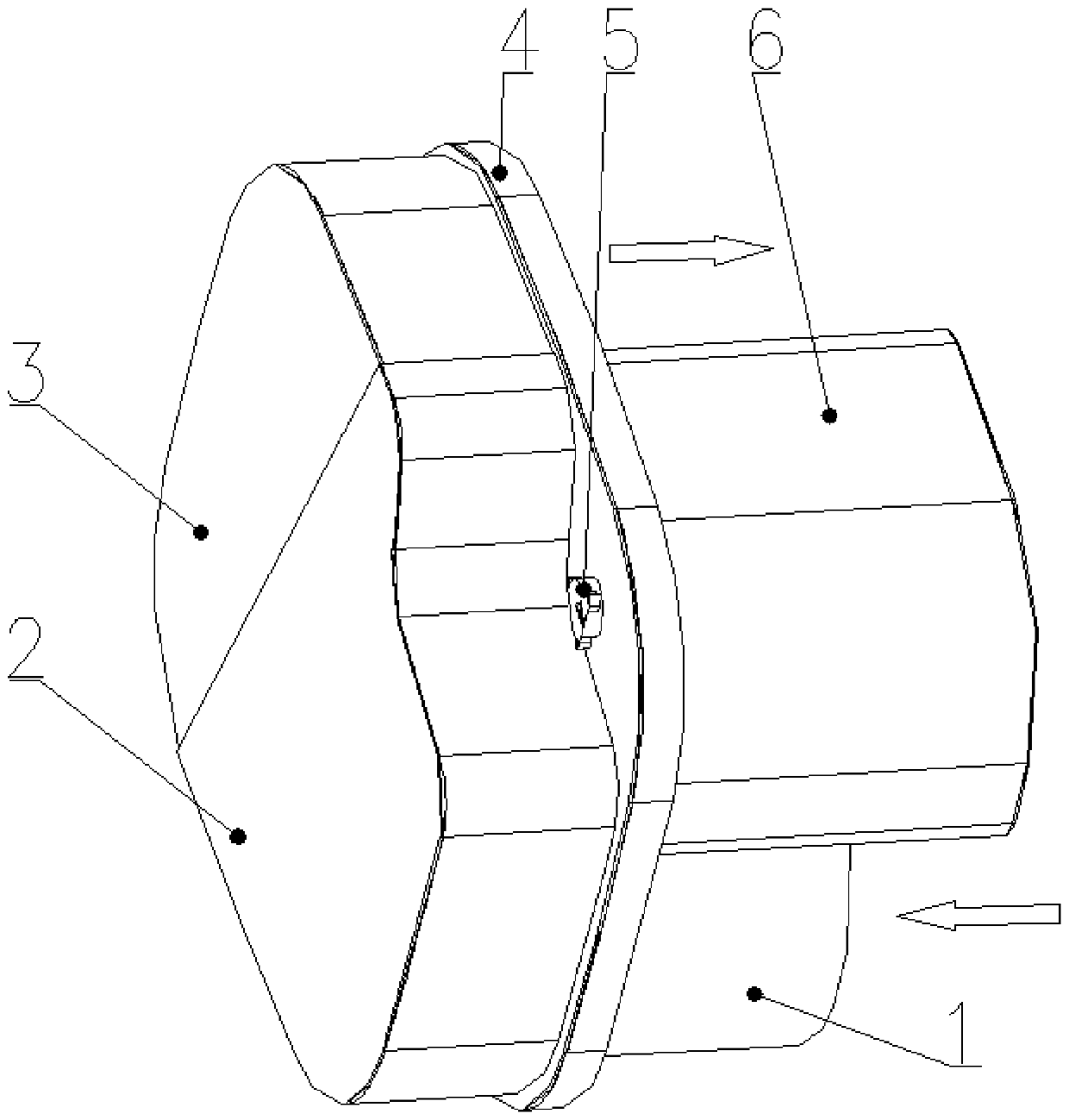 A mixing device for square box structure