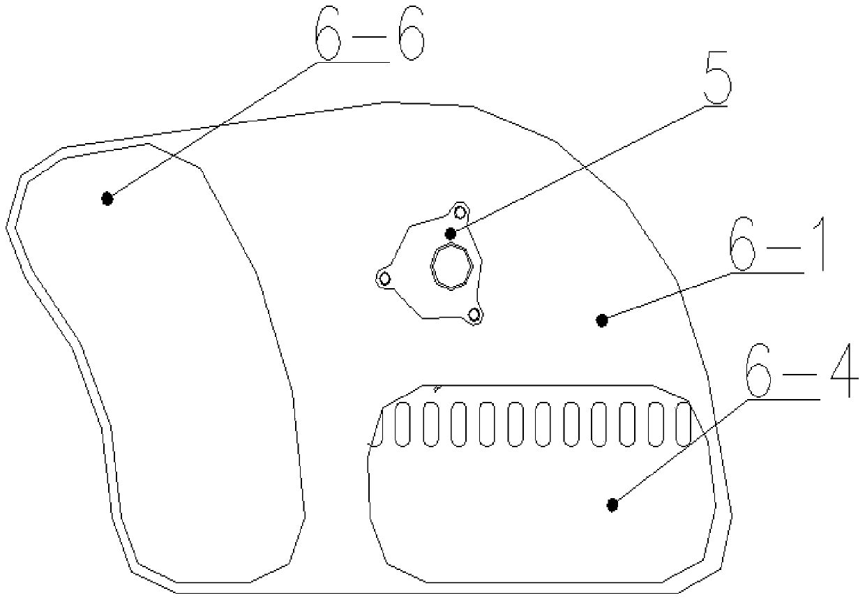 A mixing device for square box structure