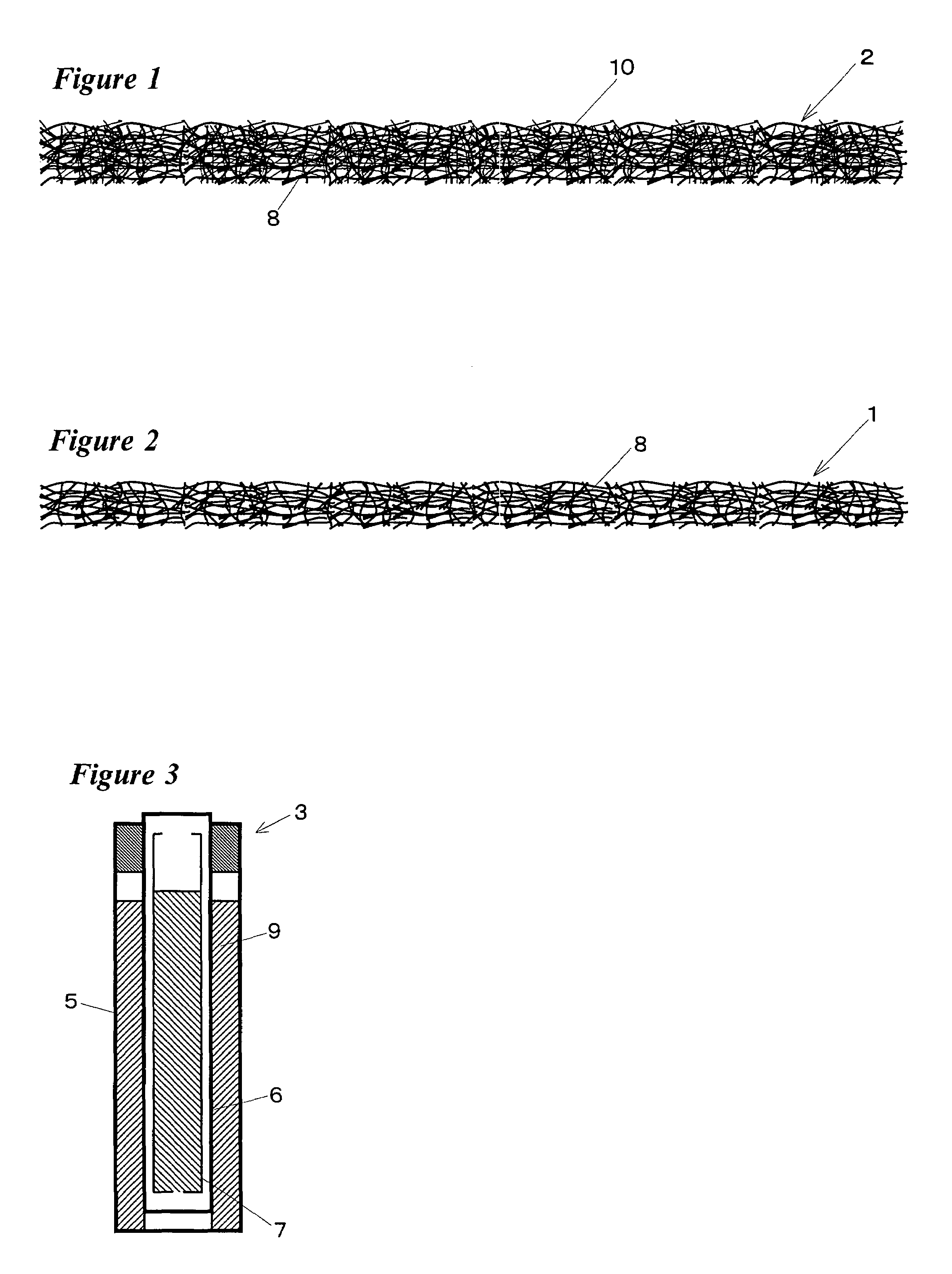 Method for manufacturing an electric conductor for electrodes