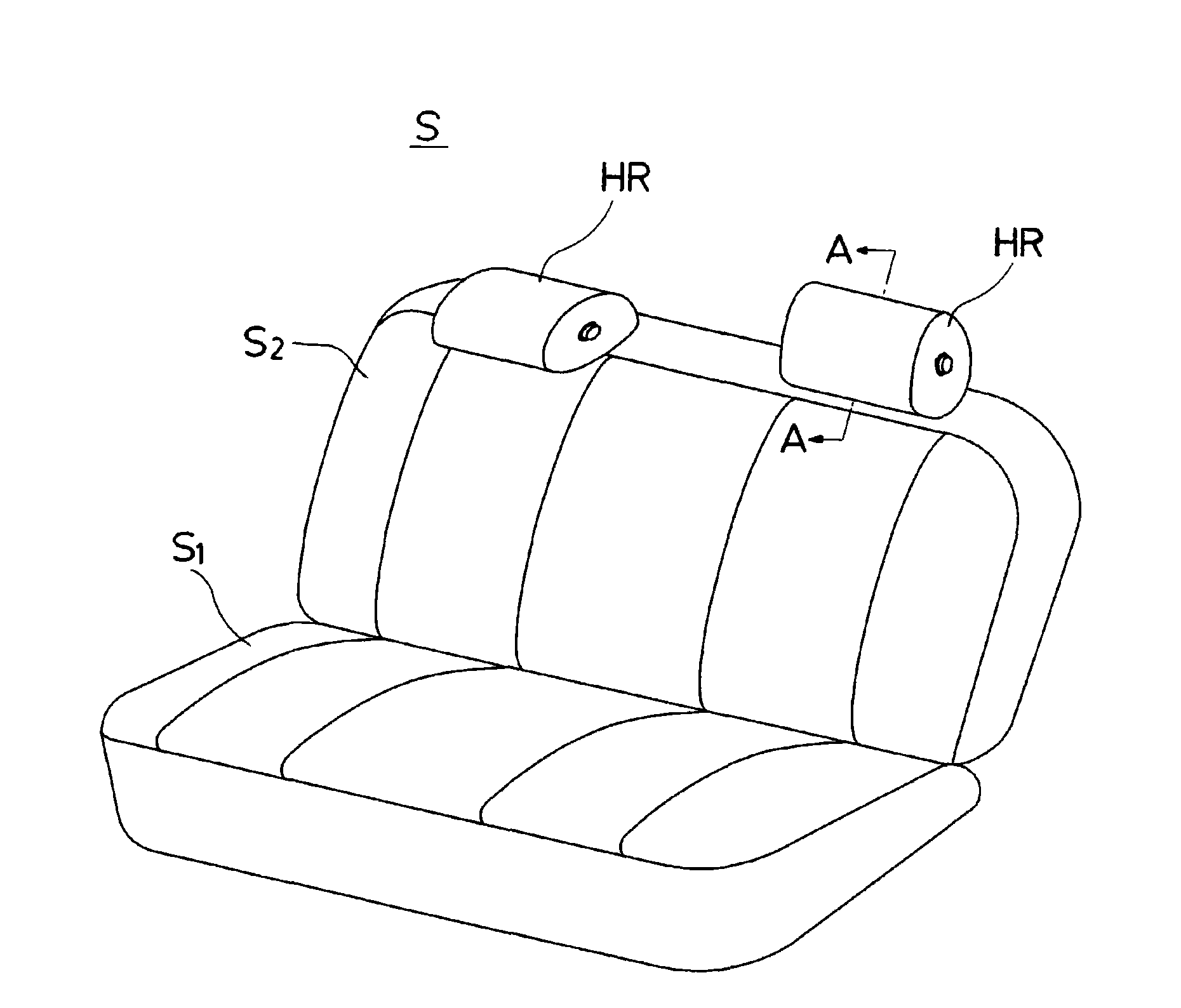 Headrest and vehicle seat with the headrest
