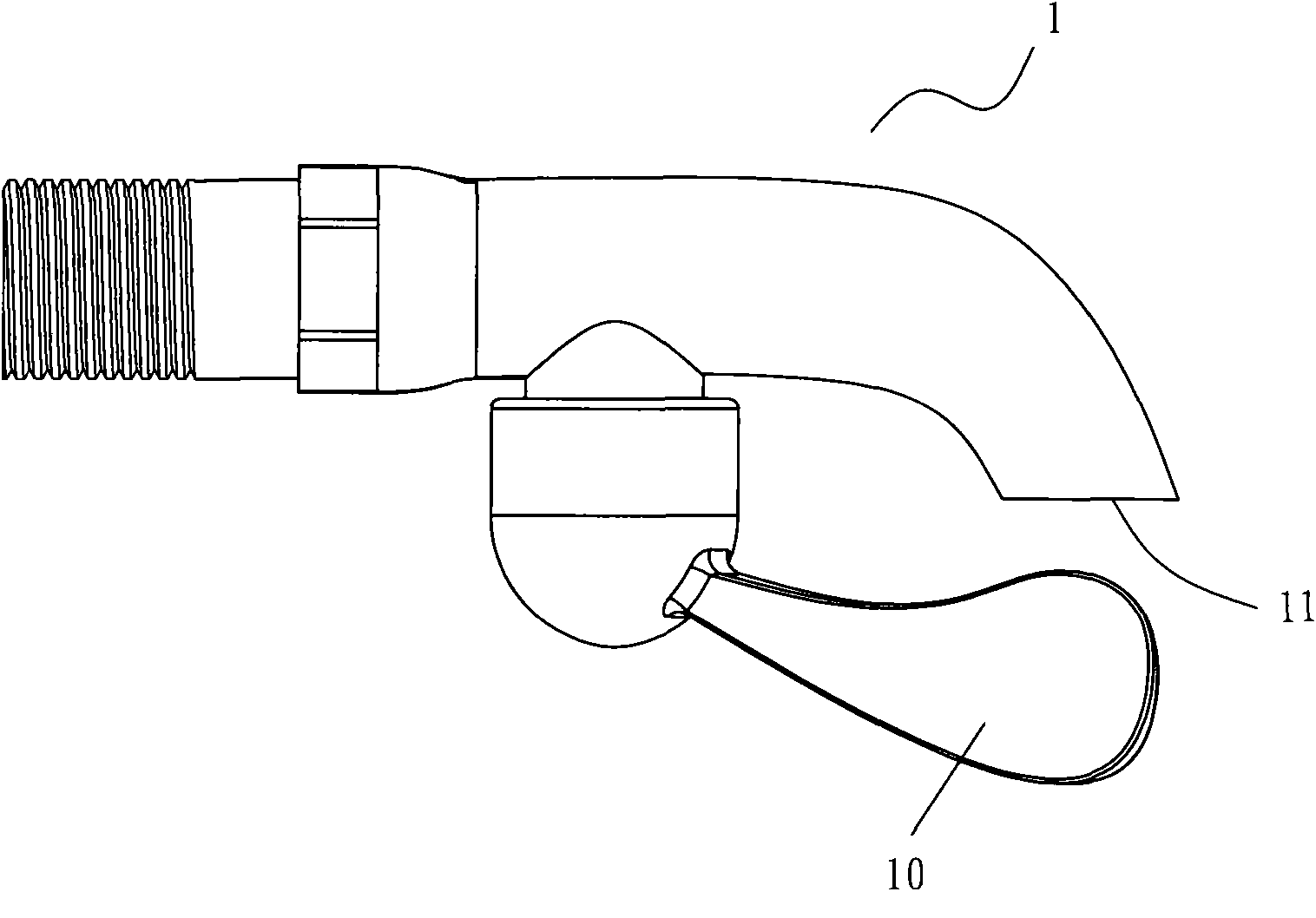 Faucet handle structure