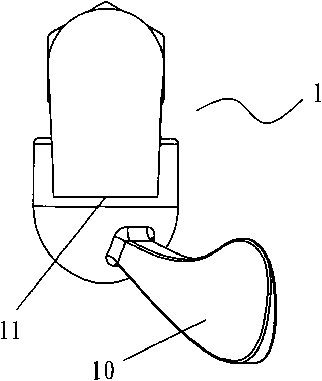 Faucet handle structure