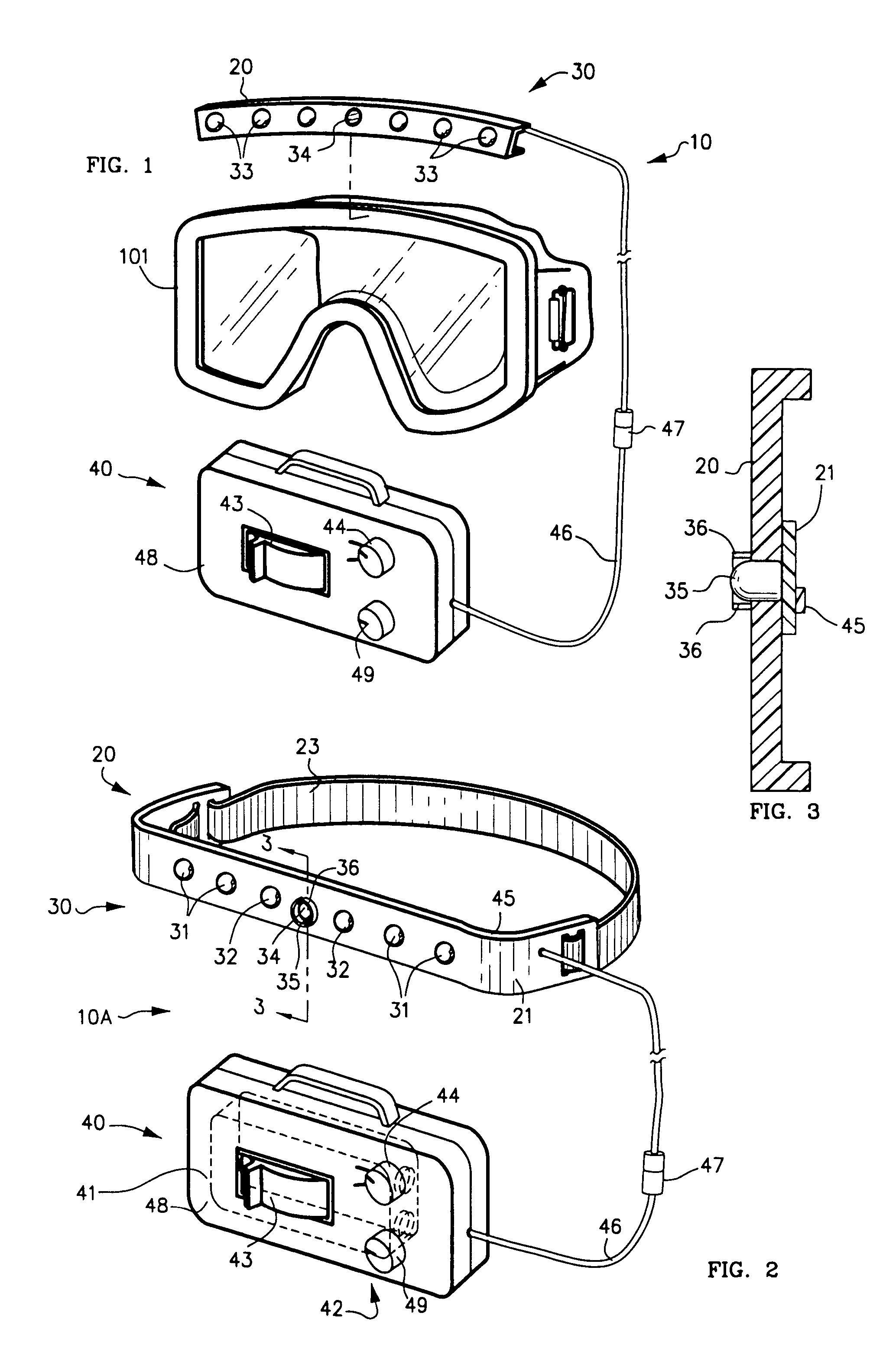 Wearable light device with optical sensor