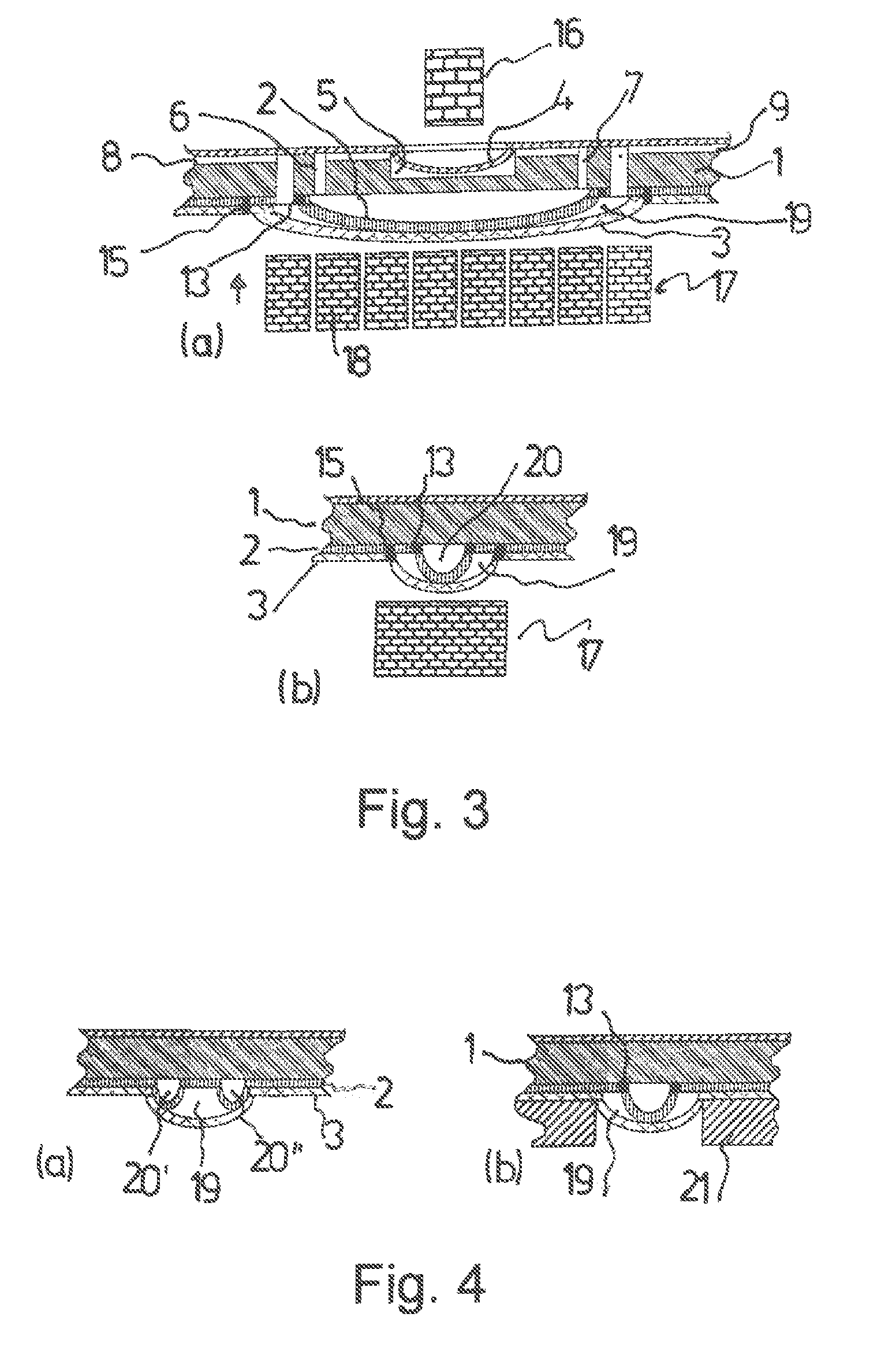 Device for transporting small volumes of a fluid, in particular a micropump or microvalve