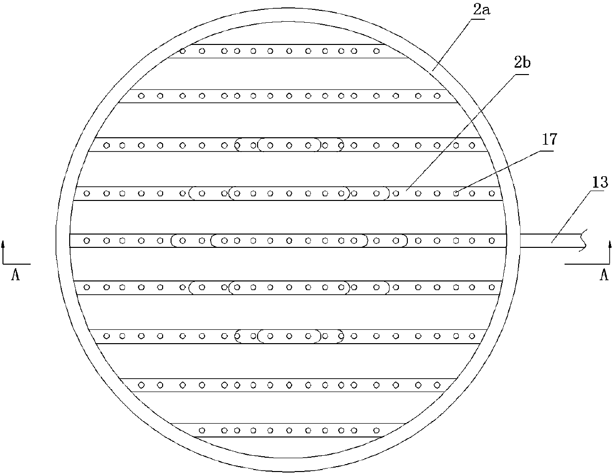 Anaerobic reaction furnace for producing combustible gas