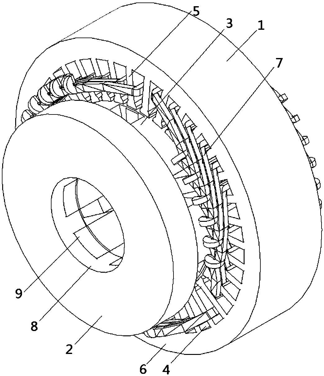 Double-rotor hybrid excitation permanent magnet synchronous motor for electric vehicle and method thereof