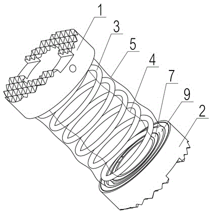 Moldable individual spine fusion device