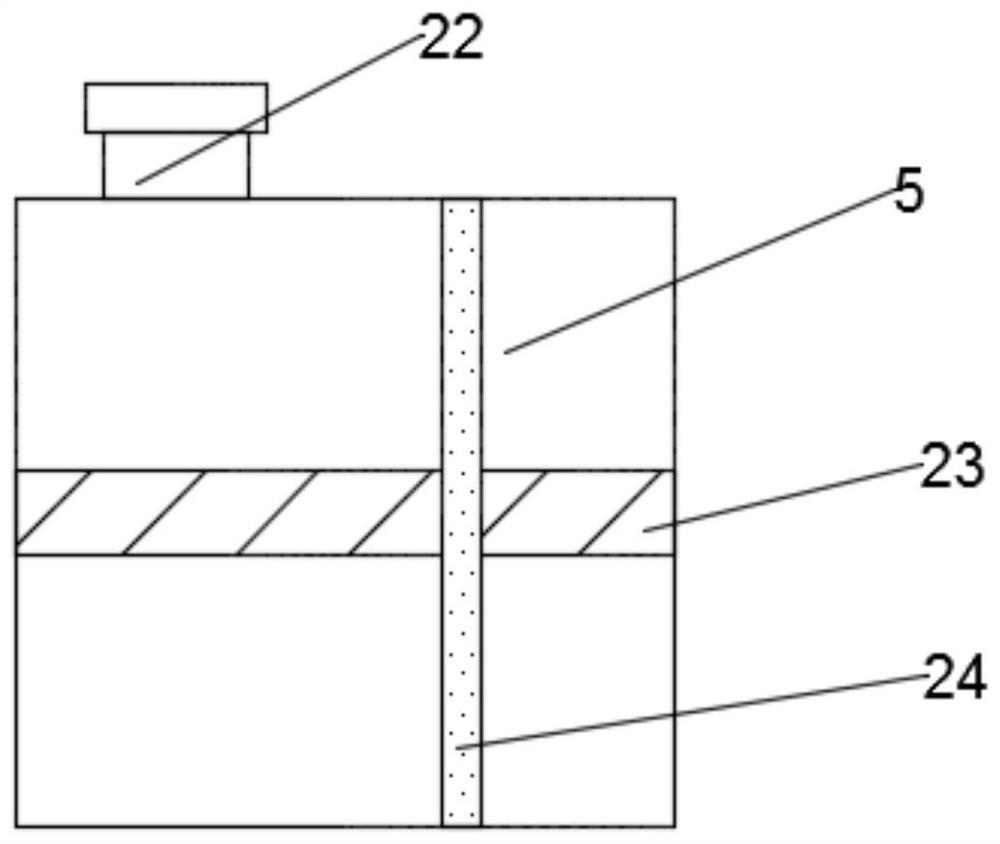 Alkali-resistant glass fiber mesh cloth shaping device