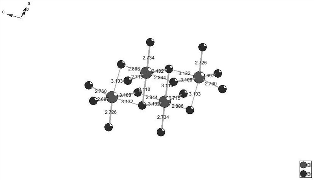 Metal organic-inorganic hybrid crystal based on 2-F-5 methylpyridine ligand as well as preparation method and application of metal organic and inorganic hybrid crystal