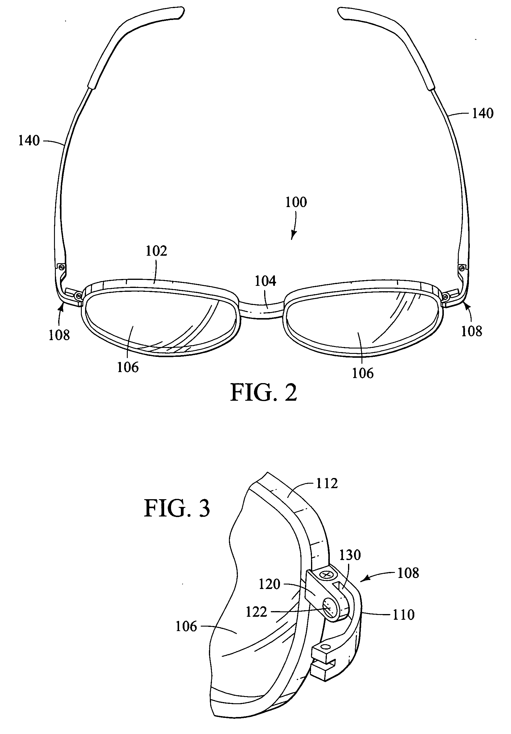 Rotatable and removable auxiliary eyewear system with snap alignment