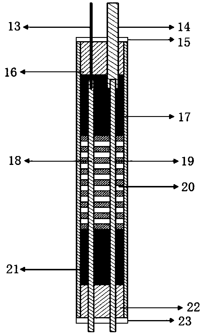 Method for detecting anticorrosion performance of 304 stainless steel under high temperature condition