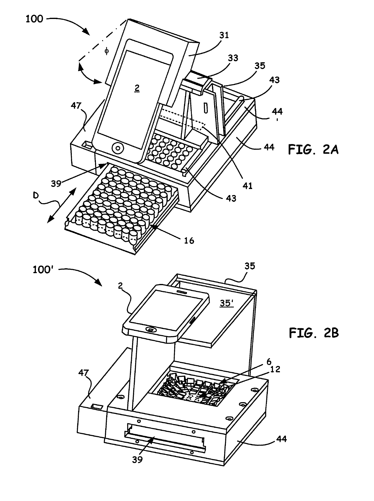 A prism array based portable microplate reader