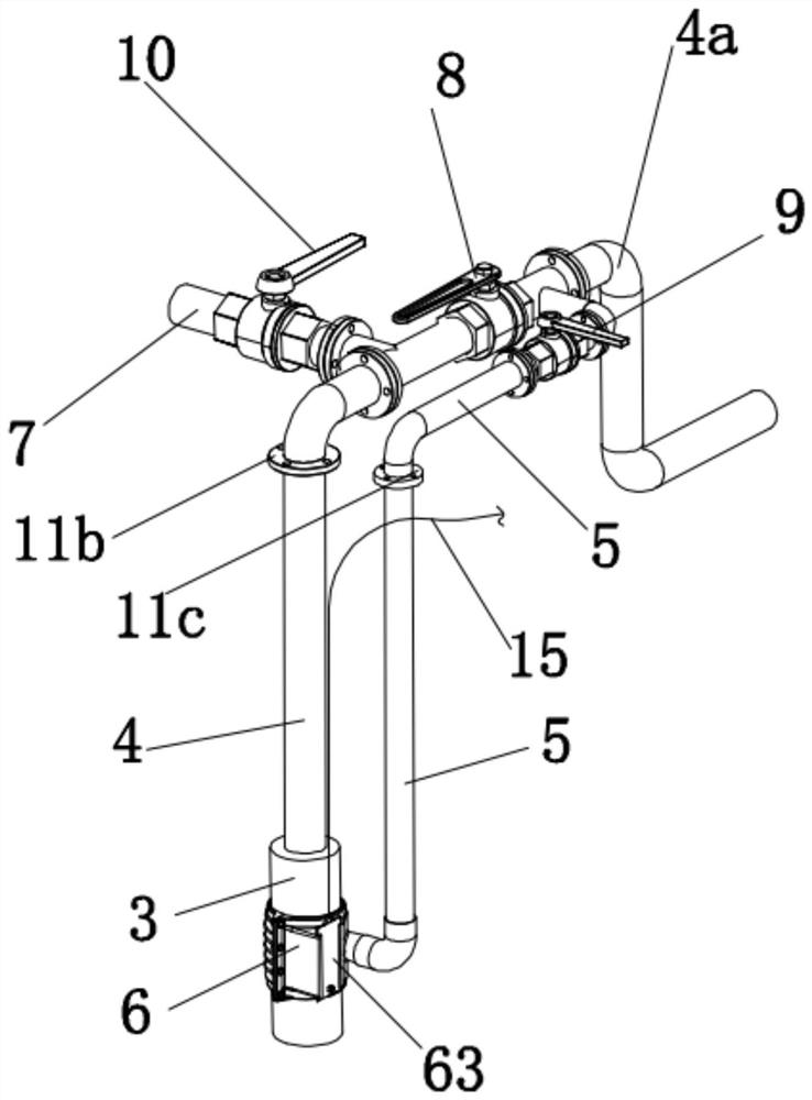 Return water control device for multifunctional irrigation system