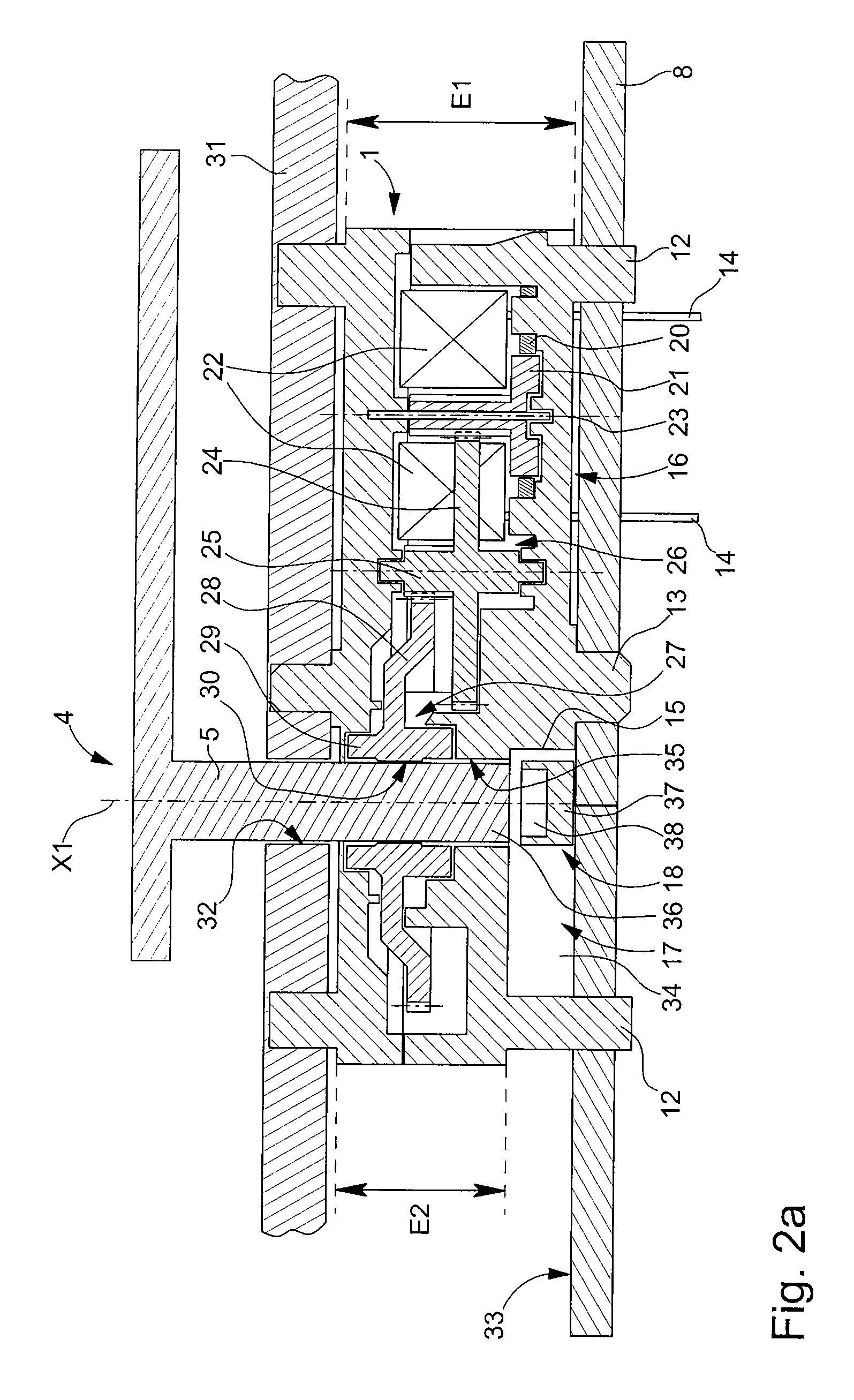 Micromotor structure for hand indicator device