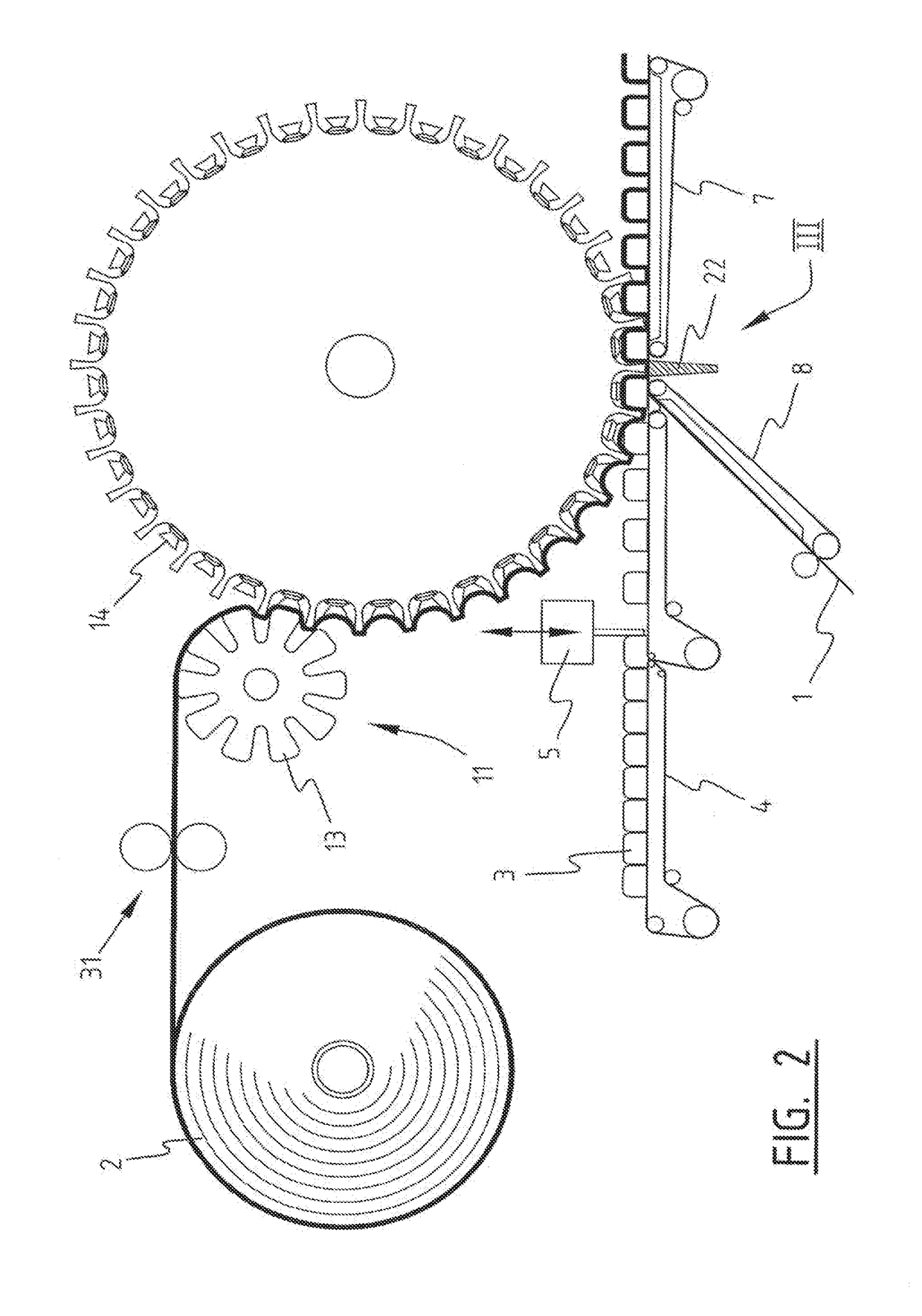 Array or bandoleer of packaged products