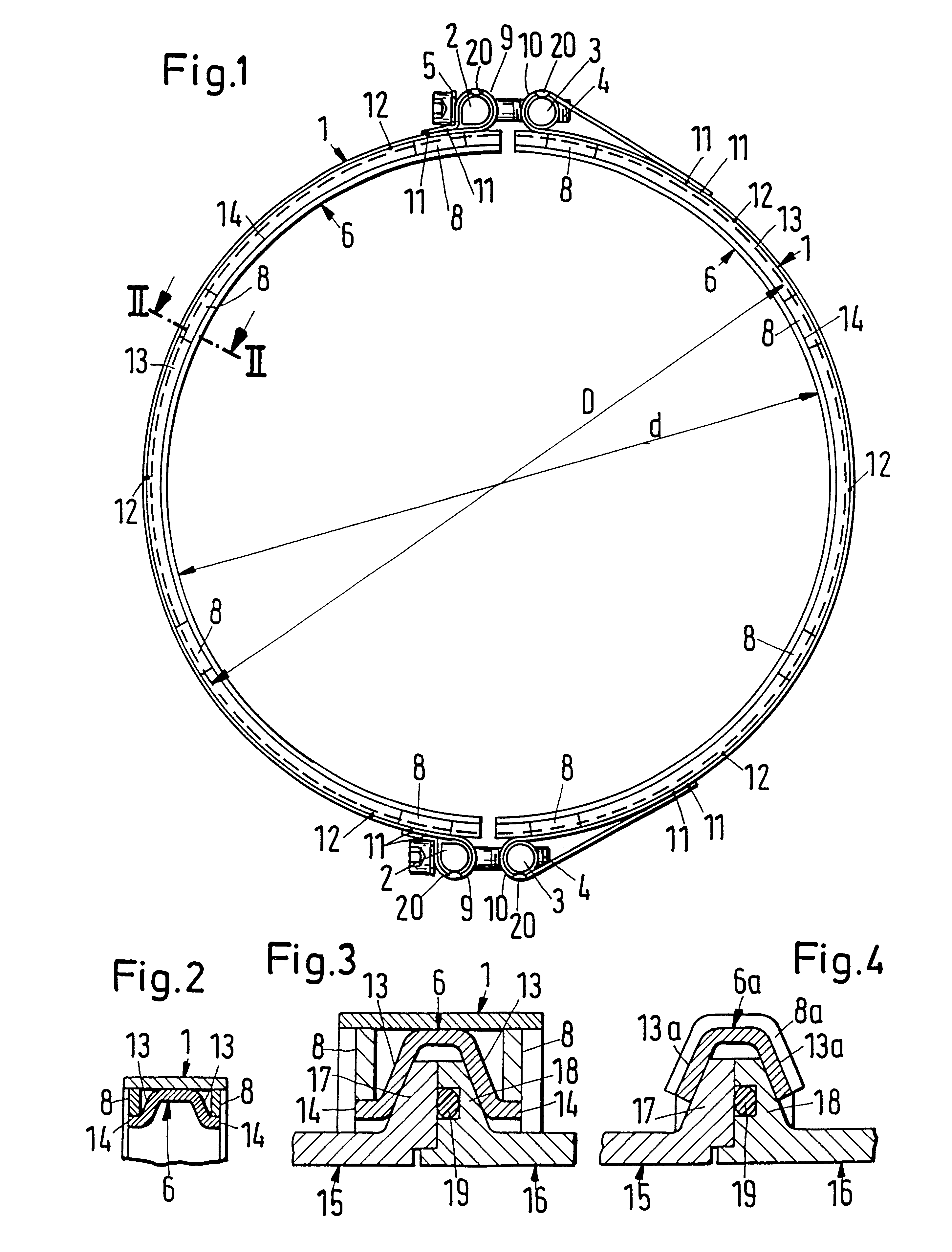 Profile clamp and method for manufacturing a profile clamp
