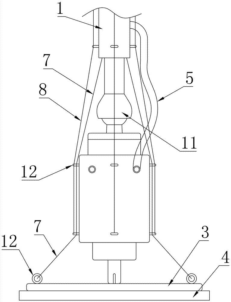 Reaction kettle washing device