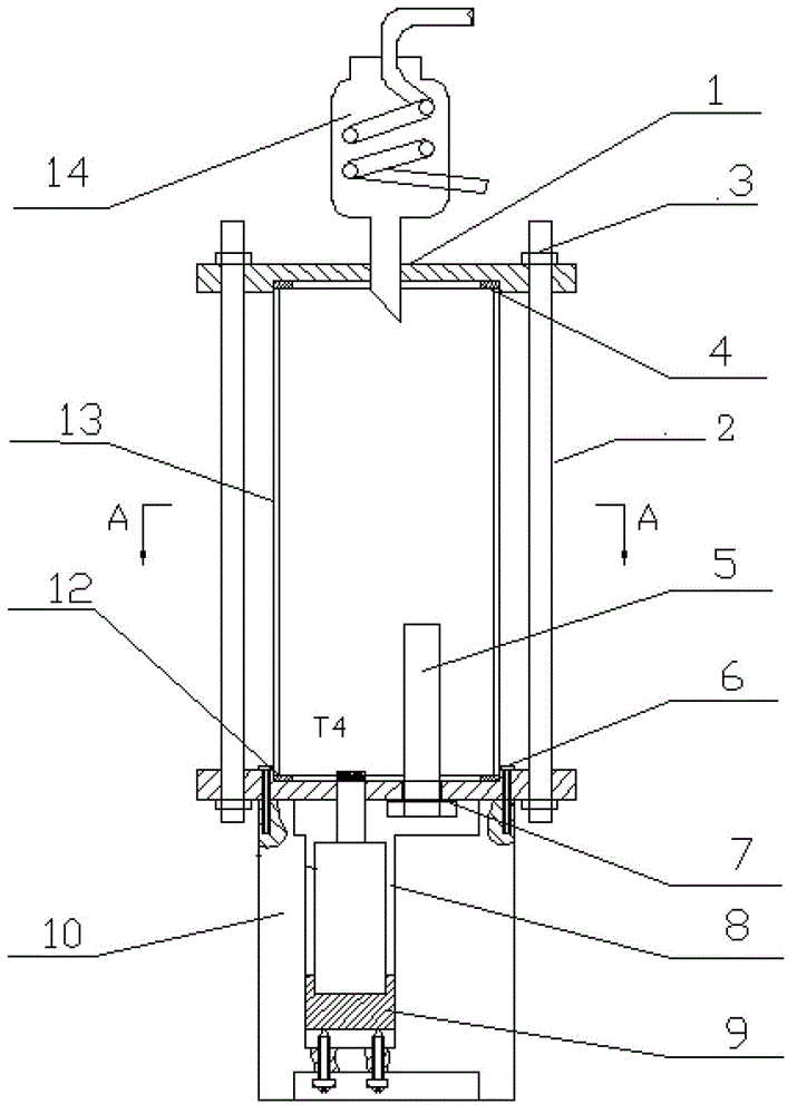 An enhanced boiling heat transfer test device and test method
