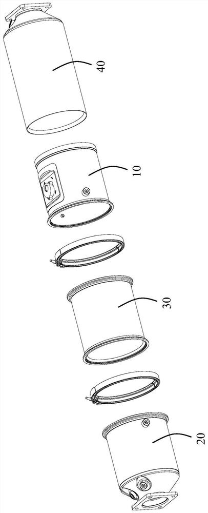 Engine exhaust aftertreatment mixing device and manufacturing method thereof