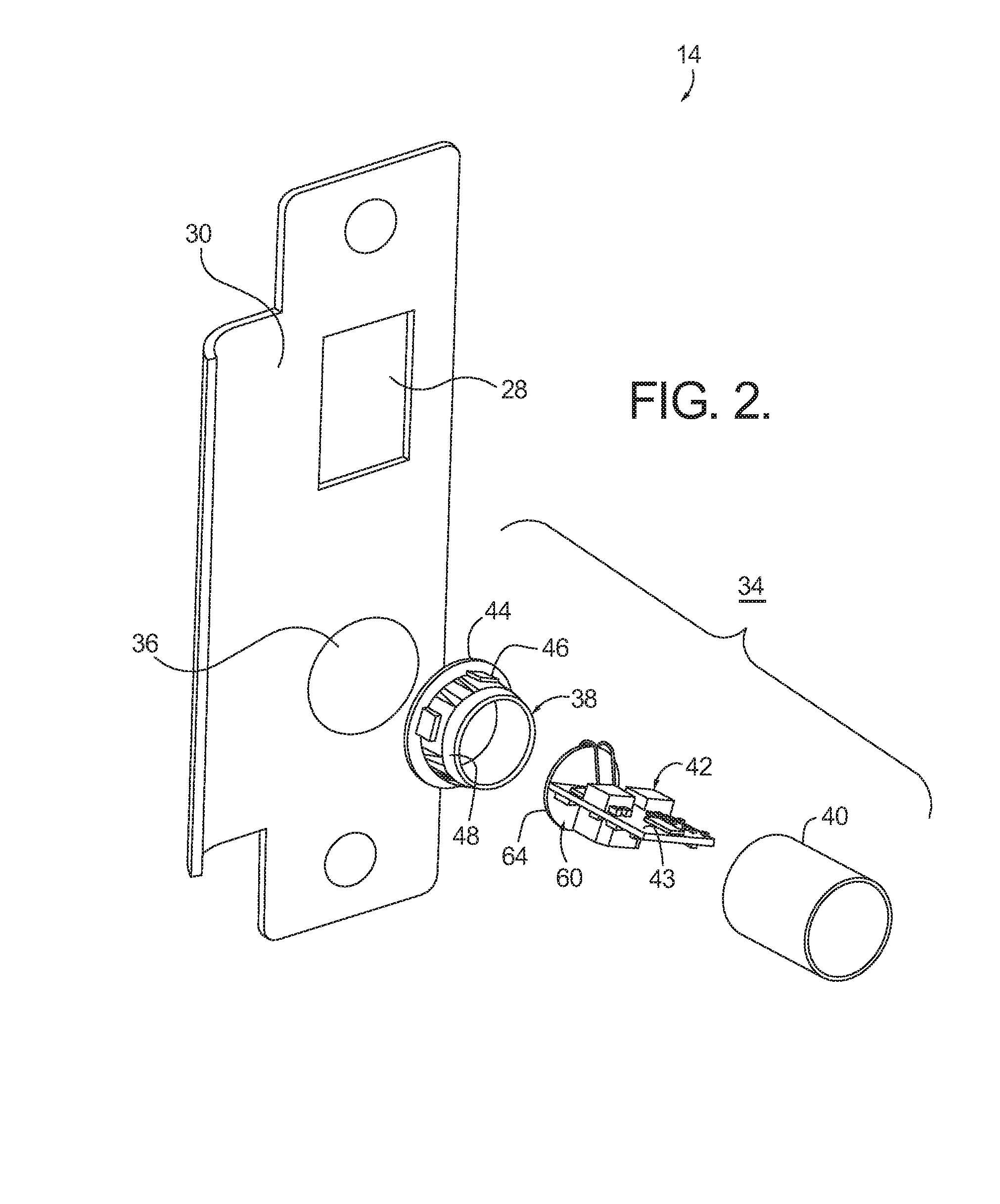 Compact power transfer mechanism using induced emf