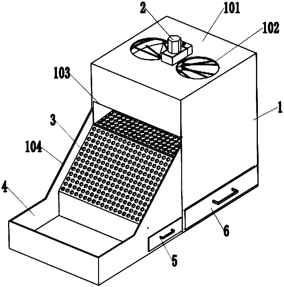 Seedling-pod separating apparatus for peanuts